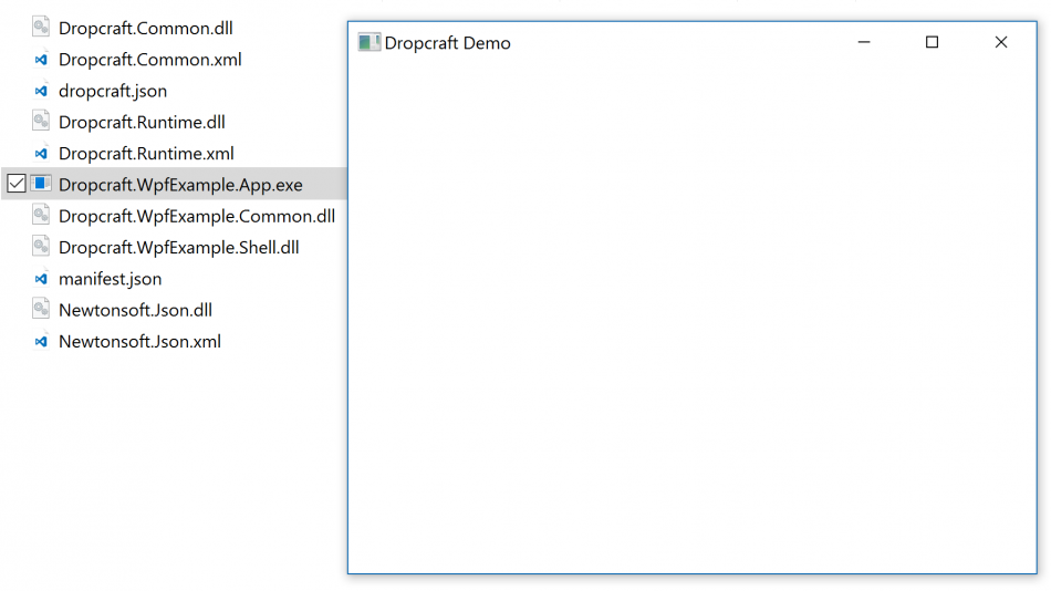 Dropcraft Demo App