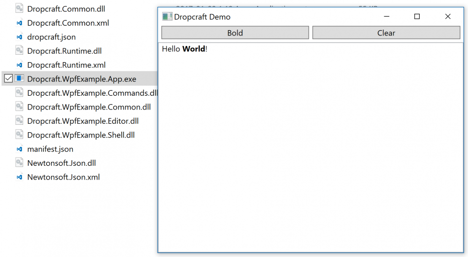 Dropcraft Demo App