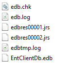 ESE database files